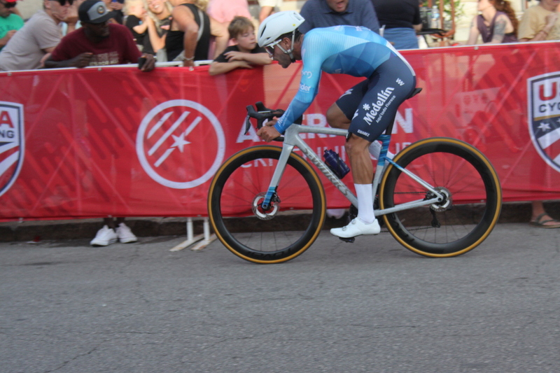 Giro della Montagna 2025 F -LXXXVIII.jpg :: Giro della Montagna 2025, Gateway Cup 2025, August 31st 2025, Men's CAT 1, 70 Minutes of racing, a field of 150- The Giro della Montagna presented by VOLPI FOODS - the third stop of the Bommarito Audi West County Gateway Cup and the final event on the American Criterium Cup. The course is called -The Hill- for a reason long and rectangular the uphill race from turn 2 to turn 3 decides the race. Turn 4 leads to a Mach 5 downhill sprint, making lap positioning critical. -Presented by VOLPI FOODS- Category 1 (CAT I) The highest level, reserved for elite riders who have demonstrated exceptional skill and performance. -USA Cycling- UCI Racing License - Designed for individuals racing in UCI events on US soil or abroad, USA Cycling's International Membership grants you immediate access to thousands bike races around the world. -USA Cycling-
