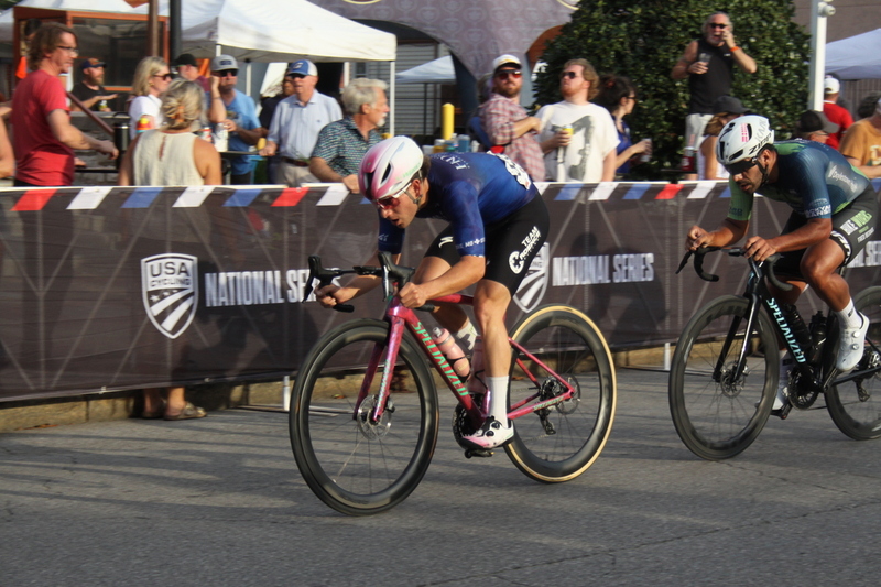 Giro della Montagna 2025 F -LXXXXVII.jpg :: Giro della Montagna 2025, Gateway Cup 2025, August 31st 2025, Men's CAT 1, 70 Minutes of racing, a field of 150- The Giro della Montagna presented by VOLPI FOODS - the third stop of the Bommarito Audi West County Gateway Cup and the final event on the American Criterium Cup. The course is called -The Hill- for a reason long and rectangular the uphill race from turn 2 to turn 3 decides the race. Turn 4 leads to a Mach 5 downhill sprint, making lap positioning critical. -Presented by VOLPI FOODS- Category 1 (CAT I) The highest level, reserved for elite riders who have demonstrated exceptional skill and performance. -USA Cycling- UCI Racing License - Designed for individuals racing in UCI events on US soil or abroad, USA Cycling's International Membership grants you immediate access to thousands bike races around the world. -USA Cycling-