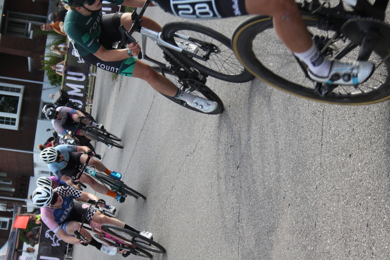 Giro della Montagna 2025 F -XI.jpg :: Giro della Montagna 2025/Gateway Cup 2025 - American Criterium Cup 2025 - Women's Pro 1-2, 70 minutes of racing, a field 150, Stop 6 - Bommarito Audi West County Gateway Cup, Four days of racing over Labor Day Weekend, The Bommarito Audi West County Gateway Cup feature four of St. Louis signature neighborhoods and the final stage of the American Criterium Cup at the Classic Giro della Montagna Criterium. -USA Cycling- Pelton - in a bicycle race, the term -peloton- refers to the main group of riders, also known as the -pack- or -bunch.- Riders race in a pack to draft, which means they ride closely together to save energy and improve speed.   