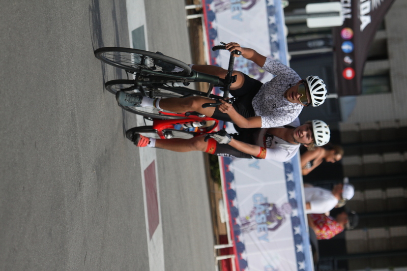Giro della Montagna 2025 LV.jpg :: Giro della Montagna 2025/Gateway Cup 2025 - Juniors A (13-14, 15-16, 17-18) 25-minute race - The Giro della Montagna began in 1986 and was the brainchild of lifetime resident, Joe Torrisi with the help of the St. Louis Cyclones the event took a few years to gain some momentum. It was held over the Fourth of July weekend to draw additional racers who were in town for the VP Fair cycling racers which were being held downtown the same weekend. The Giro became the cornerstone of the Gateway Cup in 1998 and more recently has been coordinated by the events group from Big Shark Bicycle Company. The Hill is pleased to continue this great relationship and is looking forward Giro, Giro, Giro! -Gateway Cup Website- A criterium, or crit, is a bike race consisting of several laps around a closed circuit, the length of each lap or ranging from about 400 meters to 10,000 meters. -google- USA Cycling sanctioned races