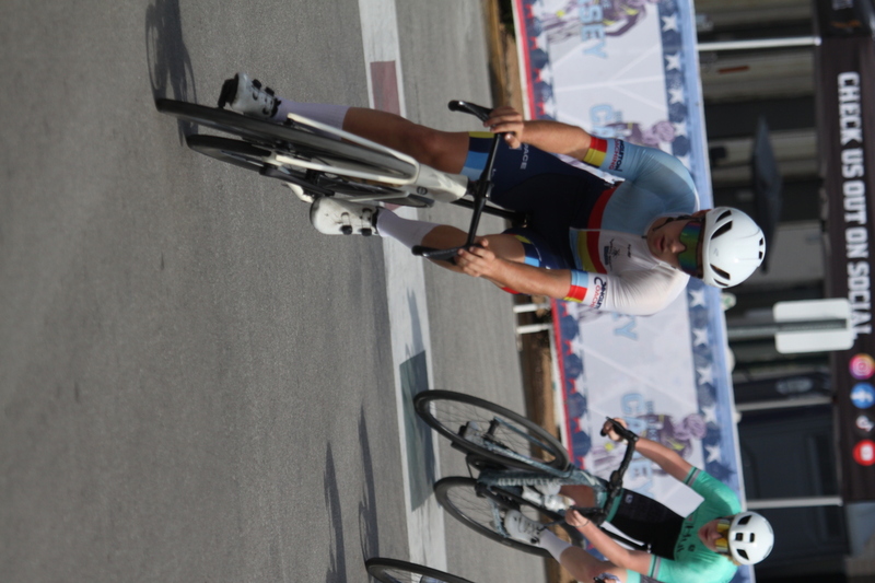 Giro della Montagna 2025 LX.jpg :: Giro della Montagna 2025/Gateway Cup 2025 - Juniors A (13-14, 15-16, 17-18) 25-minute race - The Giro della Montagna began in 1986 and was the brainchild of lifetime resident, Joe Torrisi with the help of the St. Louis Cyclones the event took a few years to gain some momentum. It was held over the Fourth of July weekend to draw additional racers who were in town for the VP Fair cycling racers which were being held downtown the same weekend. The Giro became the cornerstone of the Gateway Cup in 1998 and more recently has been coordinated by the events group from Big Shark Bicycle Company. The Hill is pleased to continue this great relationship and is looking forward Giro, Giro, Giro! -Gateway Cup Website- A criterium, or crit, is a bike race consisting of several laps around a closed circuit, the length of each lap or ranging from about 400 meters to 10,000 meters. -google- USA Cycling sanctioned races