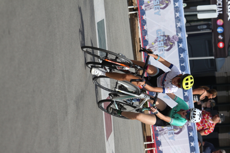 Giro della Montagna 2025 LXIII.jpg :: Giro della Montagna 2025/Gateway Cup 2025 - Juniors A (13-14, 15-16, 17-18) 25-minute race - The Giro della Montagna began in 1986 and was the brainchild of lifetime resident, Joe Torrisi with the help of the St. Louis Cyclones the event took a few years to gain some momentum. It was held over the Fourth of July weekend to draw additional racers who were in town for the VP Fair cycling racers which were being held downtown the same weekend. The Giro became the cornerstone of the Gateway Cup in 1998 and more recently has been coordinated by the events group from Big Shark Bicycle Company. The Hill is pleased to continue this great relationship and is looking forward Giro, Giro, Giro! -Gateway Cup Website- A criterium, or crit, is a bike race consisting of several laps around a closed circuit, the length of each lap or ranging from about 400 meters to 10,000 meters. -google- USA Cycling sanctioned races