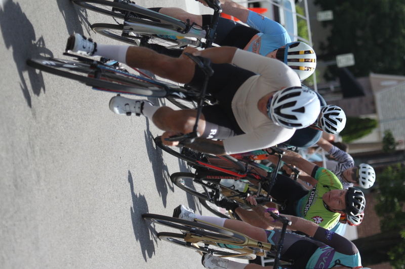 Giro della Montagna 2025 LXXXIII.jpg :: Giro della Montagna 2025/Gateway Cup 2025 - August, 31st, 2025 - Men's CAT 4/5 - The Giro della Montagna presented by Volpi Foods - the third stop of the Bommarito Audi West County Gateway Cup and the final event on the American Criterium Cup. The course is called -The Hill- for a reason. Long and rectangular, the uphill race from turn 2 to turn3 decides the race. Turn 4 leads to a Mach 5 downhill sprint, making lap positioning critical. Presented by Volpi Foods - A USA Cycling sanctioned race.