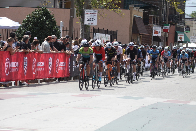 Giro della Montagna 2025 LXXXXIX.jpg :: Giro della Montagna 2025/Gateway Cup 2025 - August, 31st, 2025 - Men's CAT 4/5 - The Giro della Montagna presented by Volpi Foods - the third stop of the Bommarito Audi West County Gateway Cup and the final event on the American Criterium Cup. The course is called -The Hill- for a reason. Long and rectangular, the uphill race from turn 2 to turn3 decides the race. Turn 4 leads to a Mach 5 downhill sprint, making lap positioning critical. Presented by Volpi Foods - A USA Cycling sanctioned race.