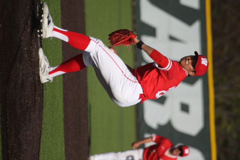 IMG_0073.jpg :: Wash U Baseball vs University of Platteville-Wisconsin at Kelly Field - Irv Utz Stadium on Washington University-St. Louis, Missouri, USA campus. Division III Baseball, University Athletic Association, NCAA Baseball
