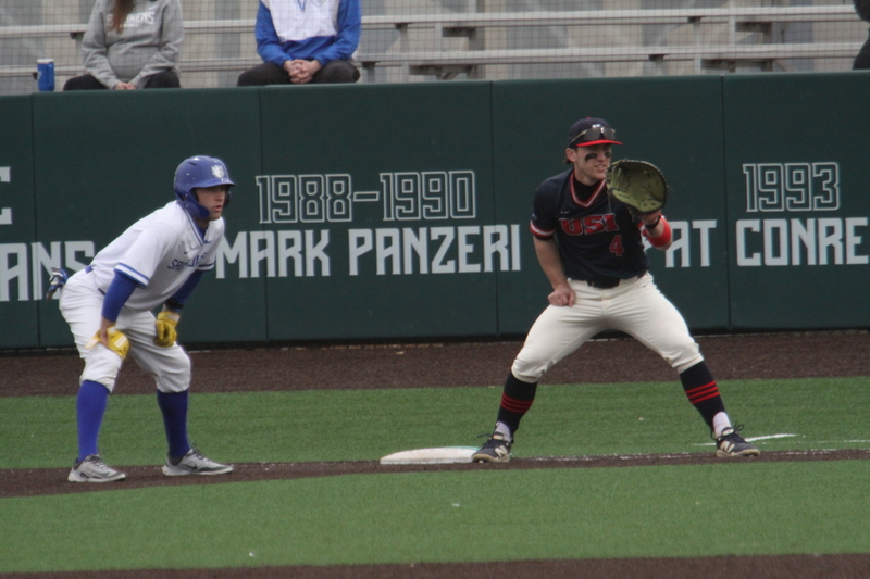 IMG_0128.jpg :: Saint Louis University vs University of Southern Indiana at Billikens Sports Center in St. Louis, Missouri, USA. NCAA Division I Collegiate Baseball 02/25/2026