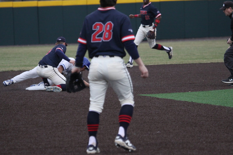 IMG_0176.jpg :: Saint Louis University vs University of Southern Indiana at Billikens Sports Center in St. Louis, Missouri, USA. NCAA Division I Collegiate Baseball 02/25/2026