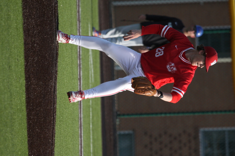 IMG_0197(1).jpg :: Wash U Baseball vs University of Platteville-Wisconsin at Kelly Field - Irv Utz Stadium on Washington University-St. Louis, Missouri, USA campus. Division III Baseball, University Athletic Association, NCAA Baseball