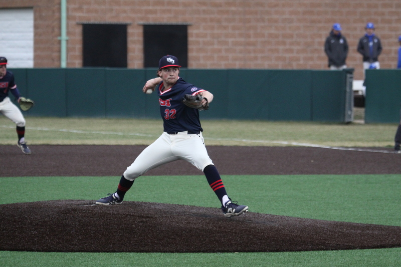IMG_0249.jpg :: Saint Louis University vs University of Southern Indiana at Billikens Sports Center in St. Louis, Missouri, USA. NCAA Division I Collegiate Baseball 02/25/2026