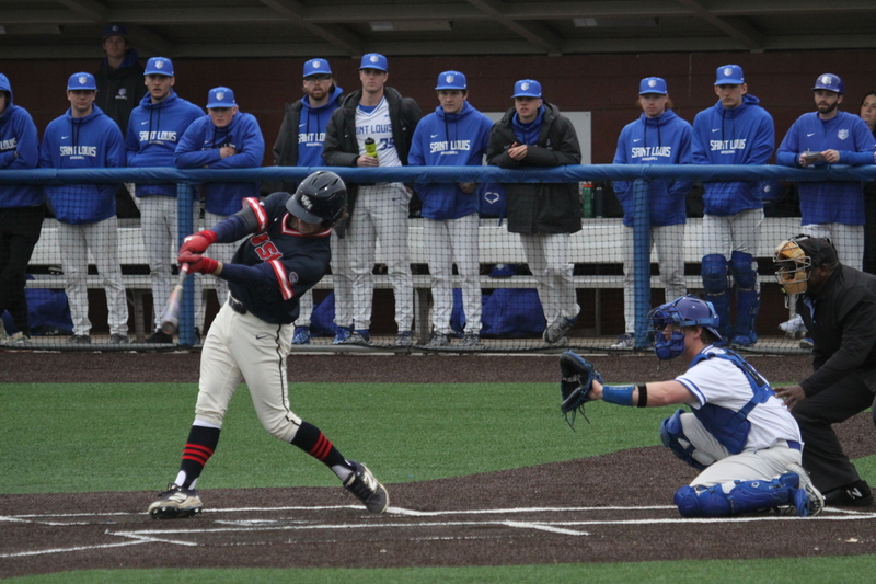 IMG_0326(1).jpg :: Saint Louis University vs University of Southern Indiana at Billikens Sports Center in St. Louis, Missouri, USA. NCAA Division I Collegiate Baseball 02/25/2026