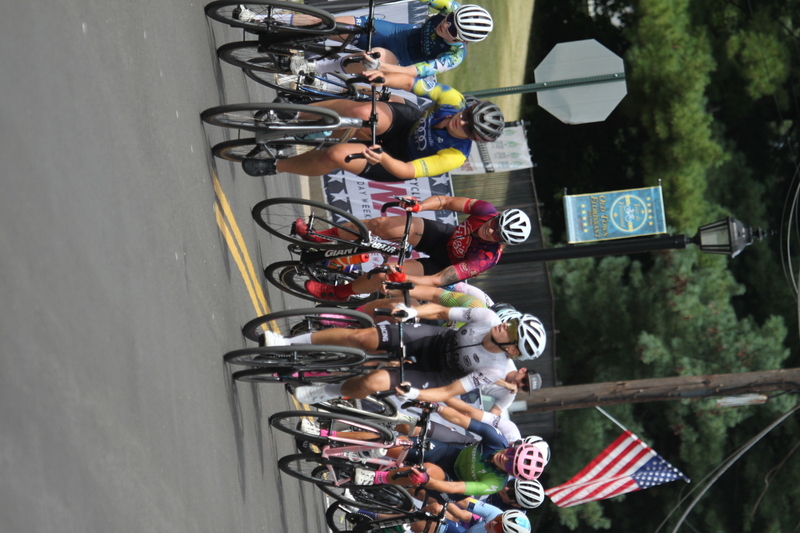 IMG_0486.jpg :: Tour de Florissant 2025/Gateway Cup 2025 - Women's 3-4-5 & Women's 40+, 40 minutes of racing, a field of 75 riders - September, 1st, 2025 - Tour de Florissant - New Course for 2025! The fourth and final leg of the Gateway Cup gets underway in Historic Old Town Florissant in St. Louis County. This technical course races through one of St. Louis' most nostalgic locales. Note - the course has been shifted to a flat finish in front of Historic City Hall, one mild climb, 6 turns. Category 4 (CAT 4) After gaining some experience, riders can upgrade to CAT 4, where races are longer and more competitive. Category 3 (CAT 3) This intermediate category features longer and more challenging races, requiring a good understanding of racing tactics. USA Cycling 