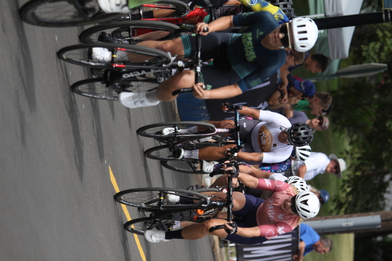 IMG_0498(1).jpg :: Tour de Florissant 2025/Gateway Cup 2025 - Women's 3-4-5 & Women's 40+, 40 minutes of racing, a field of 75 riders - September, 1st, 2025 - Tour de Florissant - New Course for 2025! The fourth and final leg of the Gateway Cup gets underway in Historic Old Town Florissant in St. Louis County. This technical course races through one of St. Louis' most nostalgic locales. Note - the course has been shifted to a flat finish in front of Historic City Hall, one mild climb, 6 turns. Category 4 (CAT 4) After gaining some experience, riders can upgrade to CAT 4, where races are longer and more competitive. Category 3 (CAT 3) This intermediate category features longer and more challenging races, requiring a good understanding of racing tactics. USA Cycling 