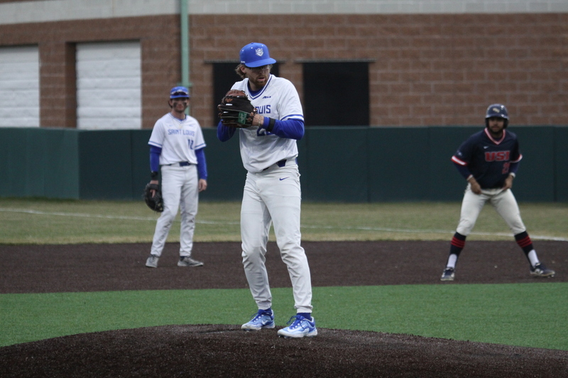 IMG_0725.jpg :: Saint Louis University Baseball vs University of Southern Indiana at Billikens Sports Center in St. Louis, Missouri, USA. NCAA, College Baseball, A10 Conference, SLU wins 3-1, 02-25-2026 3 pm