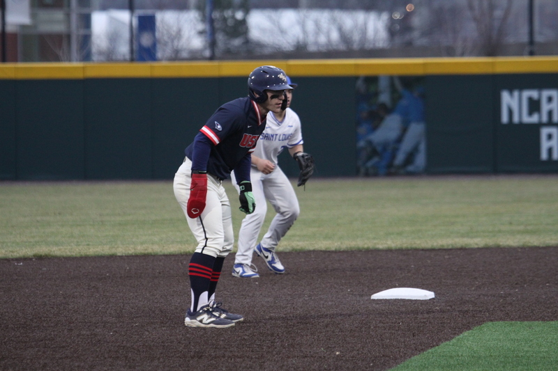 IMG_0741(1).jpg :: Saint Louis University Baseball vs University of Southern Indiana at Billikens Sports Center in St. Louis, Missouri, USA. NCAA, College Baseball, A10 Conference, SLU wins 3-1, 02-25-2026 3 pm