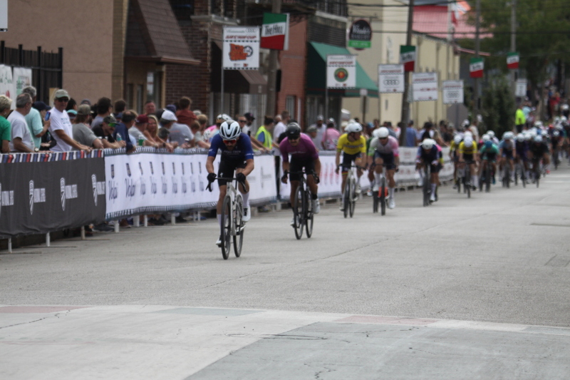 IMG_0745.jpg :: Giro della Montagna 2025/Gateway Cup 2025 - Men's CAT 3/4, 50 minutes of racing, August 31st 2025 - The Giro della Montagna presented VOLPI Foods - the third stop of the Bommarito Audi West County Gateway Cup and the final event of the American Criterium Cup. The course is called -The Hill- for a reason. Long and rectangular the uphill race from turn 2 to turn 3 decides the race. Toun 4 leads to a Mach 5 downhill sprint, making lap positioning critical. Presented by VOLPI Foods - Union Cycliste Internationale - UCI Racing License - Designed for individuals racing in UCI events on US soil or abroad. USA Cycling's International membership grants you immediate access to thousands of bike races across the world. -USA Cycling website-