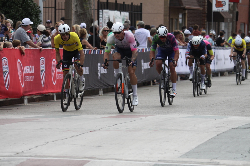 IMG_0752.jpg :: Giro della Montagna 2025/Gateway Cup 2025 - Men's CAT 3/4, 50 minutes of racing, August 31st 2025 - The Giro della Montagna presented VOLPI Foods - the third stop of the Bommarito Audi West County Gateway Cup and the final event of the American Criterium Cup. The course is called -The Hill- for a reason. Long and rectangular the uphill race from turn 2 to turn 3 decides the race. Toun 4 leads to a Mach 5 downhill sprint, making lap positioning critical. Presented by VOLPI Foods - Union Cycliste Internationale - UCI Racing License - Designed for individuals racing in UCI events on US soil or abroad. USA Cycling's International membership grants you immediate access to thousands of bike races across the world. -USA Cycling website-