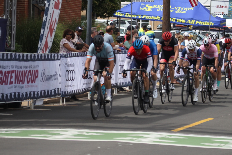 IMG_0800.jpg :: Tour de Florissant 2025/Gateway Cup 2025 - Masters 50+/60+ CAT 1-4, 40 Minutes of racing, a field 100 - September 1st 2025 - Tour de Florissant - New course 2025! The fourth and final leg of the Gateway Cup gets underway in Historic Old Town Florissant in St. Louis County. This technical course races through one of St. Louis' most nostalgic locales. Note - the course has been shifted to a flat finish in front of Historic City Hall, one mild climb, 6 turns. This is the 40th Anniversary of the Gateway Cup.  