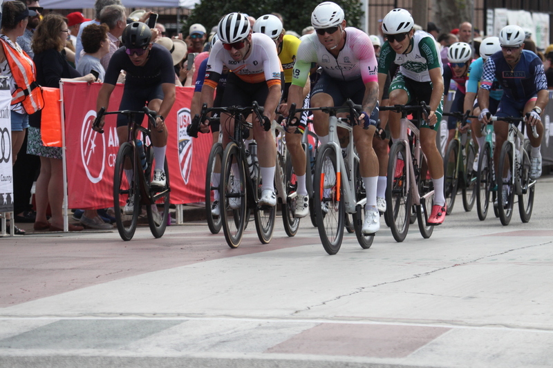 IMG_0810.jpg :: Giro della Montagna 2025/Gateway Cup 2025 - Men's CAT 3/4, 50 minutes of racing, August 31st 2025 - The Giro della Montagna presented VOLPI Foods - the third stop of the Bommarito Audi West County Gateway Cup and the final event of the American Criterium Cup. The course is called -The Hill- for a reason. Long and rectangular the uphill race from turn 2 to turn 3 decides the race. Toun 4 leads to a Mach 5 downhill sprint, making lap positioning critical. Presented by VOLPI Foods - Union Cycliste Internationale - UCI Racing License - Designed for individuals racing in UCI events on US soil or abroad. USA Cycling's International membership grants you immediate access to thousands of bike races across the world. -USA Cycling website-