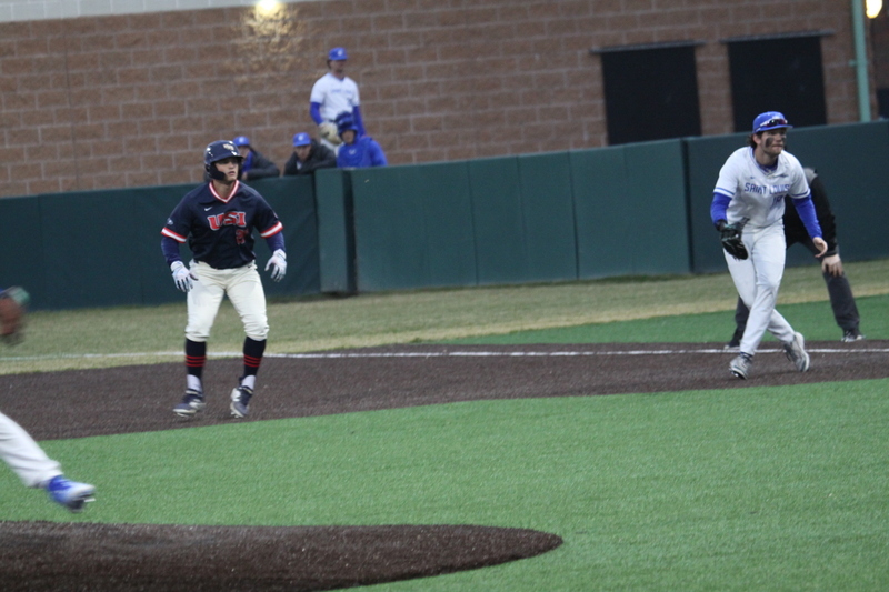 IMG_0881.jpg :: Saint Louis University Baseball vs University of Southern Indiana at Billikens Sports Center in St. Louis, Missouri, USA. NCAA, College Baseball, A10 Conference, SLU wins 3-1, 02-25-2026 3 pm