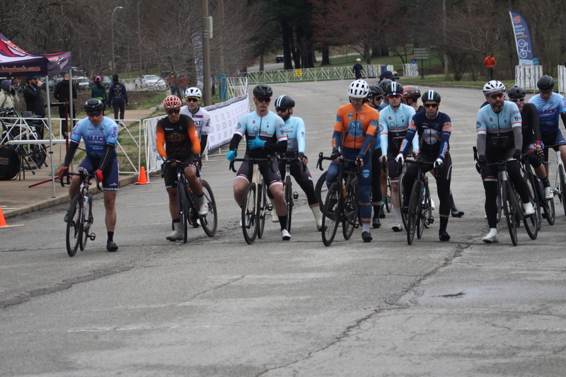 Mike Murray Classic Criterium 2025 C -LXXXI.jpg :: Tour of St. Louis 2025 held on March 22nd - March 23rd 2025 in Forest Park-St. Louis, Missouri, USA. Midwest Collegiate Conference cycling event hosted by Big Shark Bicycle Company and Urban Chestnut Brewing Company. Mike Murray Classic Criterium 2025. Masters A 40+/50+ CAT 1-4 Bar. A Criterium, or Crit, is a bike race consisting of several laps around a closed circuit, the length of each lap or ranging from 400m to 10,000m. Men's cycling