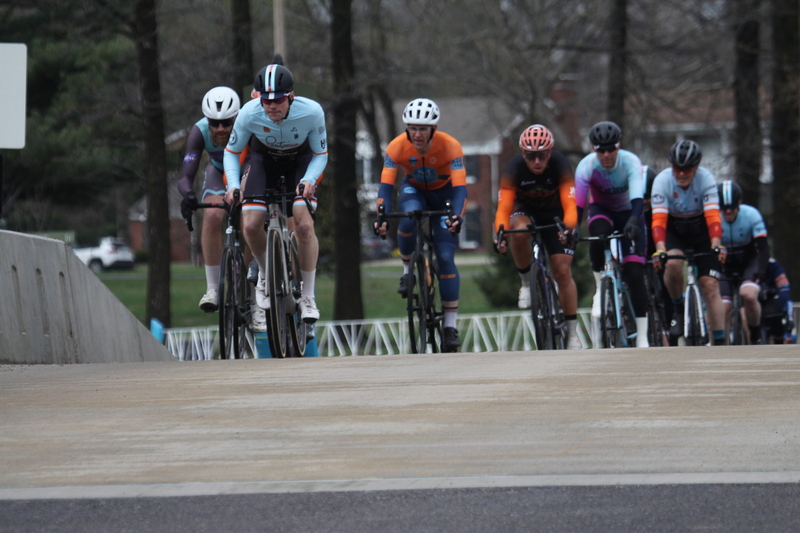 Mike Murray Classic Criterium 2025 C -LXXXII.jpg :: Tour of St. Louis 2025 held on March 22nd - March 23rd 2025 in Forest Park-St. Louis, Missouri, USA. Midwest Collegiate Conference cycling event hosted by Big Shark Bicycle Company and Urban Chestnut Brewing Company. Mike Murray Classic Criterium 2025. Masters A 40+/50+ CAT 1-4 Bar. A Criterium, or Crit, is a bike race consisting of several laps around a closed circuit, the length of each lap or ranging from 400m to 10,000m. Men's cycling