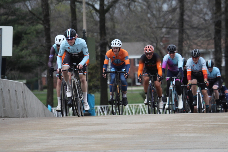 Mike Murray Classic Criterium 2025 C -LXXXIV.jpg :: Tour of St. Louis 2025 held on March 22nd - March 23rd 2025 in Forest Park-St. Louis, Missouri, USA. Midwest Collegiate Conference cycling event hosted by Big Shark Bicycle Company and Urban Chestnut Brewing Company. Mike Murray Classic Criterium 2025. Masters A 40+/50+ CAT 1-4 Bar. A Criterium, or Crit, is a bike race consisting of several laps around a closed circuit, the length of each lap or ranging from 400m to 10,000m. Men's cycling