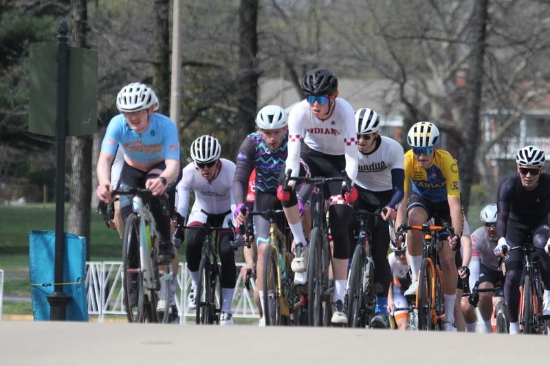 Mike Murray Classic Criterium 2025 D -LXXXXIV.jpg :: Tour of St. Louis in St. Louis, Missouri, USA., today's race is the Mike Murray Classic Criterium 2025, USAC CAT 4 BAR, 60 Min. race. Mike Murray Classic Course - A flat and fast course with wide open straightaways and a few technical turns. Race by St. Louis landmarks, the Missouri History Museum and The Muny Opera. Peloton - In a bicycle race, the term - Peloton - refers to the main group of riders, also known as the -pack- or -bunch-. Riders race in a pack to draft, which means they ride closely together to save energy and improve speed. 