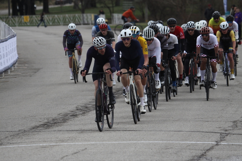 Mike Murray Classic Criterium 2025 E -I.jpg :: Tour of St. Louis in St. Louis, Missouri, USA., today's race is the Mike Murray Classic Criterium 2025, USAC CAT 4 BAR, 60 Min. race. Mike Murray Classic Course - A flat and fast course with wide open straightaways and a few technical turns. Race by St. Louis landmarks, the Missouri History Museum and The Muny Opera. Peloton - In a bicycle race, the term - Peloton - refers to the main group of riders, also known as the -pack- or -bunch-. Riders race in a pack to draft, which means they ride closely together to save energy and improve speed. 