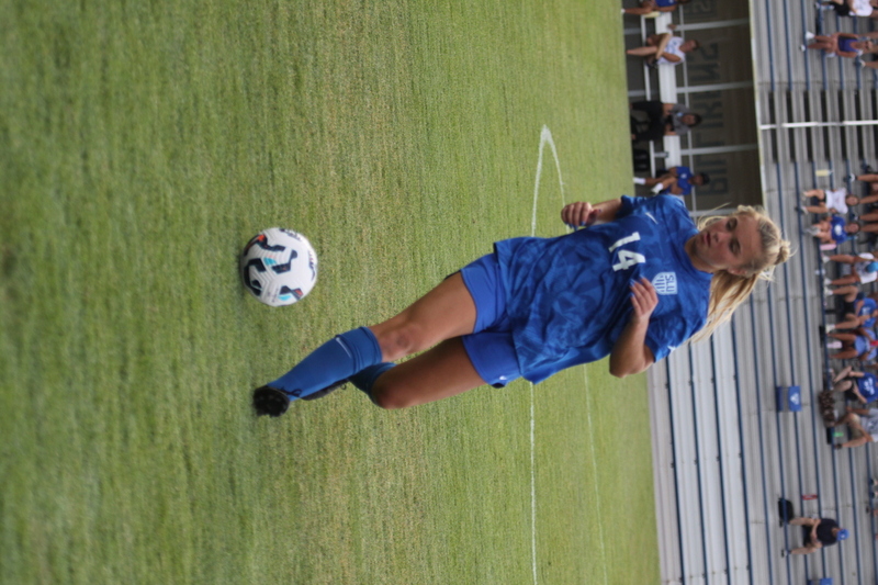 SLU vs University of Evansville Womens Soccer 2025 A -LIX.jpg :: Saint Louis University (SLU) vs University of Evansville Women's Soccer 2025 at Robert R. Hermann Stadium in St. Louis, Missouri, USA. SLU wins 4-0. This is an exhibition match up between a number 1 ranked SLU an A10 team and an 8th ranked Missouri Valley Conference University of Evansville both are Division I NCAA teams. The Pitch - A football or soccer field is the playing surface for the game of association football. It's dimensions and markings are defined by Law1 of the Laws of the Game, The Field of Play.