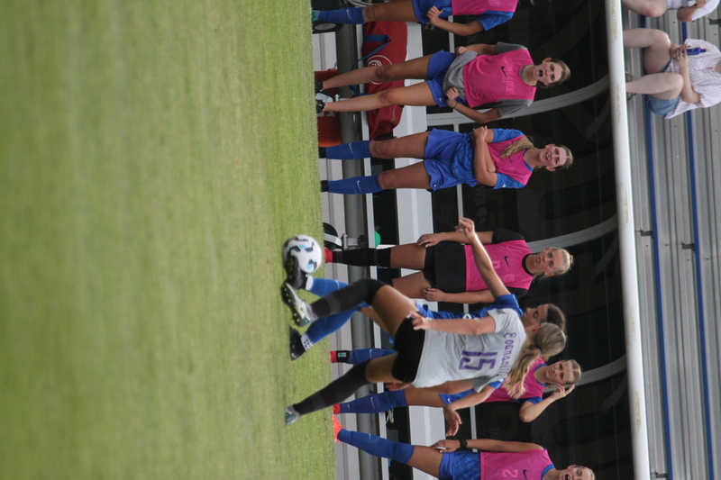 SLU vs University of Evansville Womens Soccer 2025 A -LVII.jpg :: Saint Louis University (SLU) vs University of Evansville Women's Soccer 2025 at Robert R. Hermann Stadium in St. Louis, Missouri, USA. SLU wins 4-0. This is an exhibition match up between a number 1 ranked SLU an A10 team and an 8th ranked Missouri Valley Conference University of Evansville both are Division I NCAA teams. The Pitch - A football or soccer field is the playing surface for the game of association football. It's dimensions and markings are defined by Law1 of the Laws of the Game, The Field of Play.