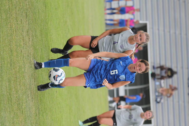 SLU vs University of Evansville Womens Soccer 2025 A -LXI.jpg :: Saint Louis University (SLU) vs University of Evansville Women's Soccer 2025 at Robert R. Hermann Stadium in St. Louis, Missouri, USA. SLU wins 4-0. This is an exhibition match up between a number 1 ranked SLU an A10 team and an 8th ranked Missouri Valley Conference University of Evansville both are Division I NCAA teams. The Pitch - A football or soccer field is the playing surface for the game of association football. It's dimensions and markings are defined by Law1 of the Laws of the Game, The Field of Play.