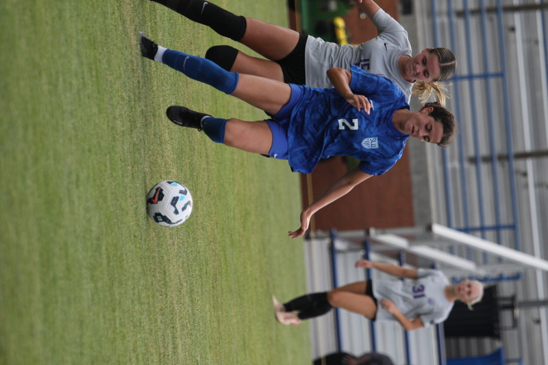 SLU vs University of Evansville Womens Soccer 2025 A -LXIV.jpg :: Saint Louis University (SLU) vs University of Evansville Women's Soccer 2025 at Robert R. Hermann Stadium in St. Louis, Missouri, USA. SLU wins 4-0. This is an exhibition match up between a number 1 ranked SLU an A10 team and an 8th ranked Missouri Valley Conference University of Evansville both are Division I NCAA teams. The Pitch - A football or soccer field is the playing surface for the game of association football. It's dimensions and markings are defined by Law1 of the Laws of the Game, The Field of Play.