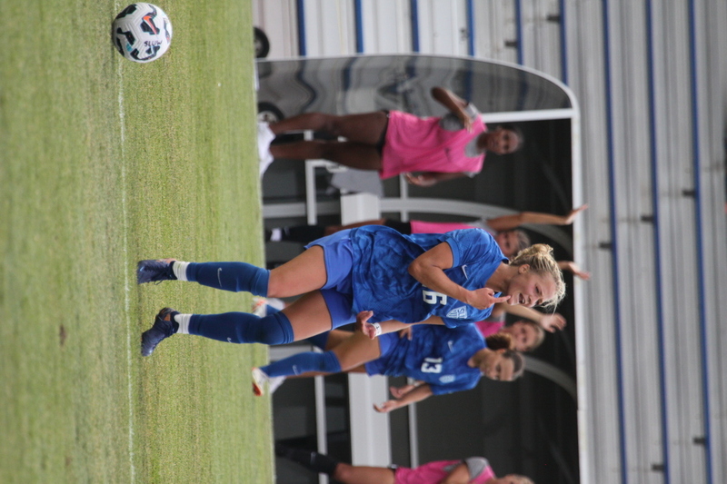 SLU vs University of Evansville Womens Soccer 2025 A -LXXXIII.jpg :: Saint Louis University (SLU) vs University of Evansville Women's Soccer 2025 at Robert R. Hermann Stadium in St. Louis, Missouri, USA. SLU wins 4-0. This is an exhibition match up between a number 1 ranked SLU an A10 team and an 8th ranked Missouri Valley Conference University of Evansville both are Division I NCAA teams. The Pitch - A football or soccer field is the playing surface for the game of association football. It's dimensions and markings are defined by Law1 of the Laws of the Game, The Field of Play.