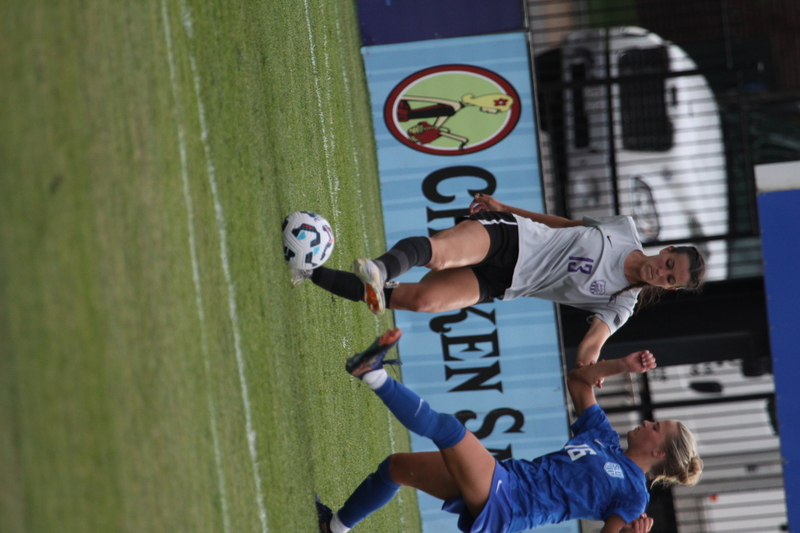 SLU vs University of Evansville Womens Soccer 2025 A -LXXXX.jpg :: Saint Louis University (SLU) vs University of Evansville Women's Soccer 2025 at Robert R. Hermann Stadium in St. Louis, Missouri, USA. SLU wins 4-0. This is an exhibition match up between a number 1 ranked SLU an A10 team and an 8th ranked Missouri Valley Conference University of Evansville both are Division I NCAA teams. The Pitch - A football or soccer field is the playing surface for the game of association football. It's dimensions and markings are defined by Law1 of the Laws of the Game, The Field of Play.