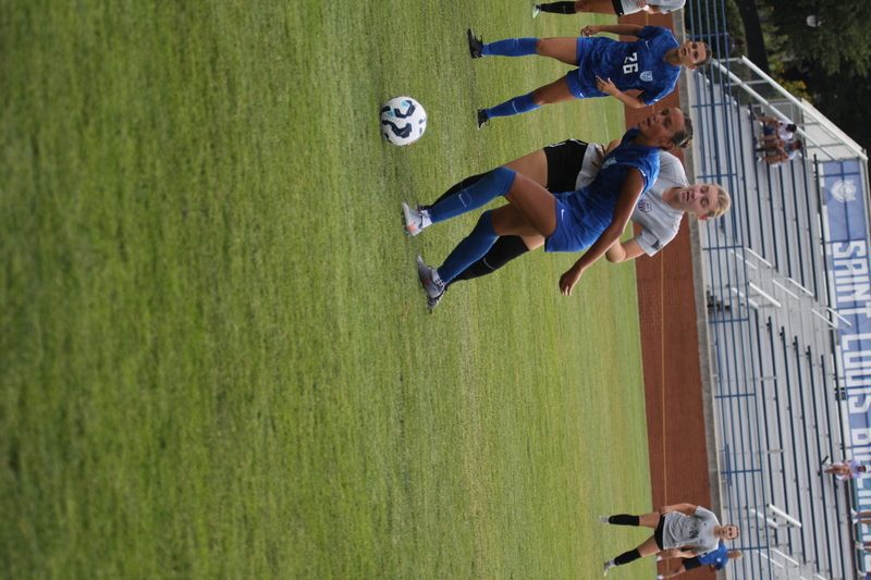SLU vs University of Evansville Womens Soccer 2025 A -LXXXXIX.jpg :: Saint Louis University (SLU) vs University of Evansville Women's Soccer 2025 at Robert R. Hermann Stadium in St. Louis, Missouri, USA. SLU wins 4-0. This is an exhibition match up between a number 1 ranked SLU an A10 team and an 8th ranked Missouri Valley Conference University of Evansville both are Division I NCAA teams. The Pitch - A football or soccer field is the playing surface for the game of association football. It's dimensions and markings are defined by Law1 of the Laws of the Game, The Field of Play.