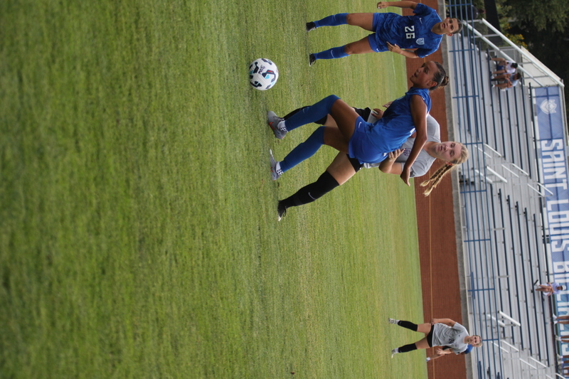 SLU vs University of Evansville Womens Soccer 2025 A -LXXXXVIII.jpg :: Saint Louis University (SLU) vs University of Evansville Women's Soccer 2025 at Robert R. Hermann Stadium in St. Louis, Missouri, USA. SLU wins 4-0. This is an exhibition match up between a number 1 ranked SLU an A10 team and an 8th ranked Missouri Valley Conference University of Evansville both are Division I NCAA teams. The Pitch - A football or soccer field is the playing surface for the game of association football. It's dimensions and markings are defined by Law1 of the Laws of the Game, The Field of Play.