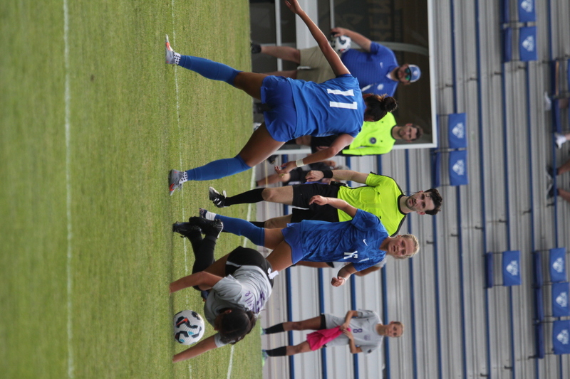 SLU vs University of Evansville Womens Soccer 2025 B -I.jpg :: Saint Louis University (SLU) vs University of Evansville Women's Soccer 2025 at Robert R. Hermann Stadium in St. Louis, Missouri, USA. SLU wins 4-0. This is an exhibition match up between a number 1 ranked SLU an A10 team and an 8th ranked Missouri Valley Conference University of Evansville both are Division I NCAA teams. The Pitch - A football or soccer field is the playing surface for the game of association football. It's dimensions and markings are defined by Law1 of the Laws of the Game, The Field of Play.