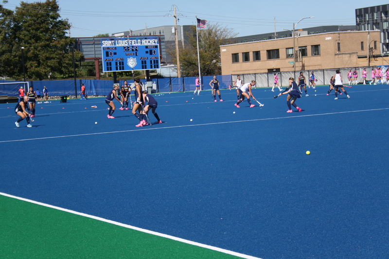 Saint Louis University (SLU) Field Hockey vs UC Davis 2025 I.jpg :: Saint Louis University (SLU) vs University of California Davis at SLU Field Hockey Complex in St. Louis, Missouri, USA. The Billiken's host the Aggies on Sunday October 5th at 1200pm. NCAA Field Hockey