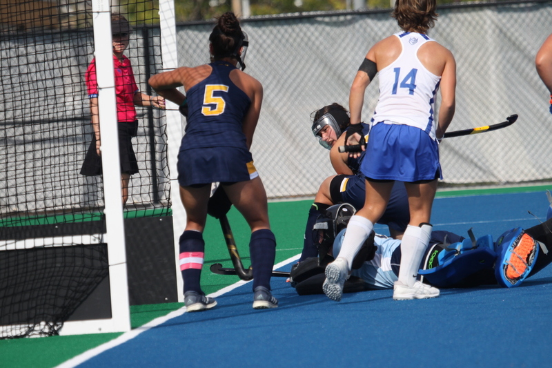 Saint Louis University (SLU) Womens Field Hockey vs La Salle University 2025 A -I.jpg :: Saint Louis University (SLU) Field Hockey vs La Salle University at SLU Field Hockey Complex in St. Louis, Missouri, USA. October 17th 2025 - The Explorers defeat the Billikens in Double Overtime by penalty shootout. The tied game at the end of regulation 1 to 1 and final score 2 to 1. This is A10 NCAA Division I Field Hockey. Both teams entered the game tied for fifth in the A10 Conference. 