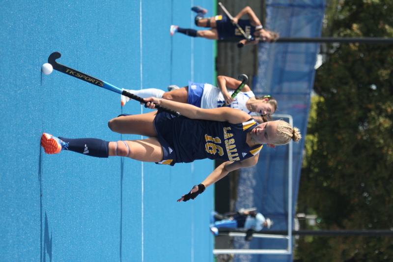 Saint Louis University (SLU) Womens Field Hockey vs La Salle University 2025 A -VI.jpg :: Saint Louis University (SLU) Field Hockey vs La Salle University at SLU Field Hockey Complex in St. Louis, Missouri, USA. October 17th 2025 - The Explorers defeat the Billikens in Double Overtime by penalty shootout. The tied game at the end of regulation 1 to 1 and final score 2 to 1. This is A10 NCAA Division I Field Hockey. Both teams entered the game tied for fifth in the A10 Conference. 