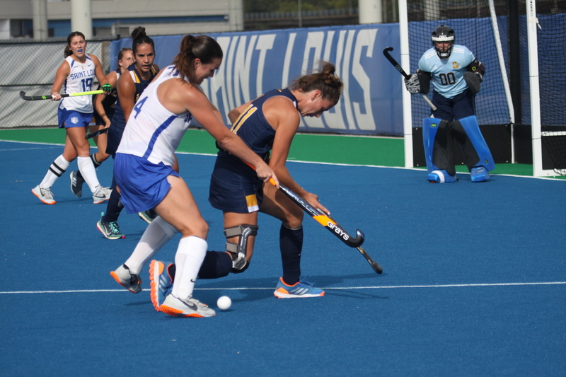 Saint Louis University (SLU) Womens Field Hockey vs La Salle University 2025 A -XI.jpg :: Saint Louis University (SLU) Womens Field Hockey vs La Salle University at the SLU Field Hockey Complex on the St. Louis, Missouri, USA Campus. La Salle won in Double Overtime Penalty Shootout 2 to 1. October 17 2025. NCAA Division I Women's Field Hockey, A10 Conference