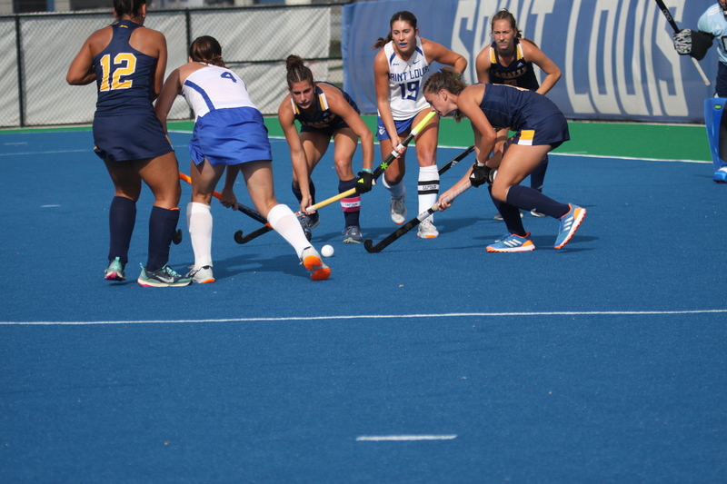Saint Louis University (SLU) Womens Field Hockey vs La Salle University 2025 A -XIV.jpg :: Saint Louis University (SLU) Womens Field Hockey vs La Salle University at the SLU Field Hockey Complex on the St. Louis, Missouri, USA Campus. La Salle won in Double Overtime Penalty Shootout 2 to 1. October 17 2025. NCAA Division I Women's Field Hockey, A10 Conference