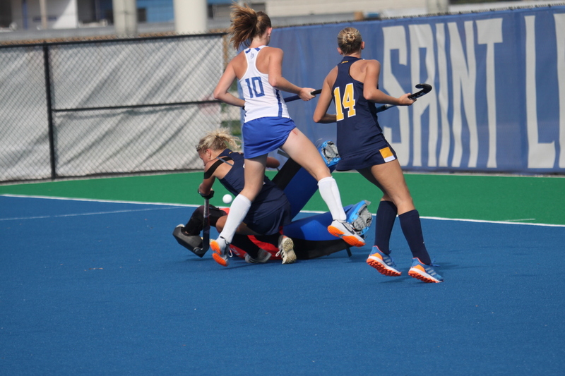 Saint Louis University (SLU) Womens Field Hockey vs La Salle University 2025 A -XVII.jpg :: Saint Louis University (SLU) Womens Field Hockey vs La Salle University at the SLU Field Hockey Complex on the St. Louis, Missouri, USA Campus. La Salle won in Double Overtime Penalty Shootout 2 to 1. October 17 2025. NCAA Division I Women's Field Hockey, A10 Conference