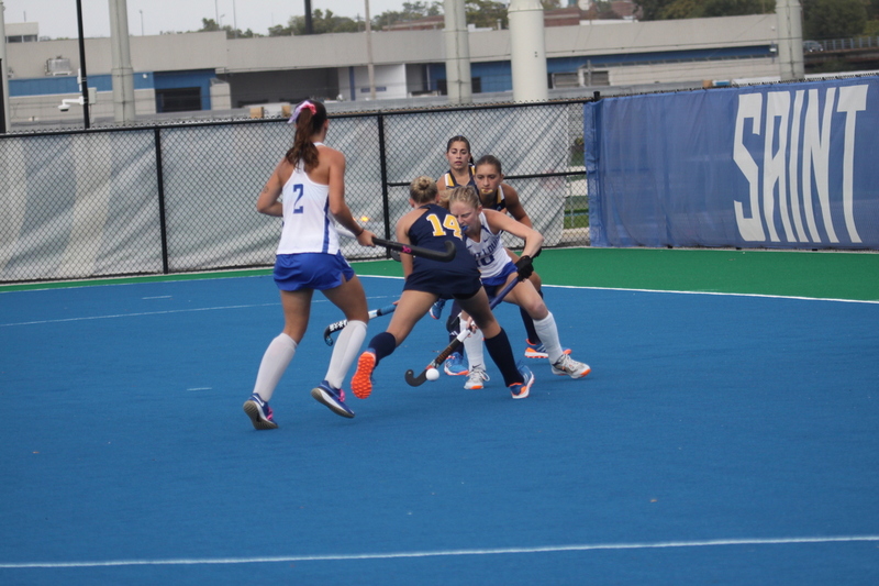 Saint Louis University (SLU) Womens Field Hockey vs La Salle University 2025 A -XXXIX.jpg :: Saint Louis University (SLU) Womens Field Hockey vs La Salle University at the SLU Field Hockey Complex on the St. Louis, Missouri, USA Campus. La Salle won in Double Overtime Penalty Shootout 2 to 1. October 17 2025. NCAA Division I Women's Field Hockey, A10 Conference