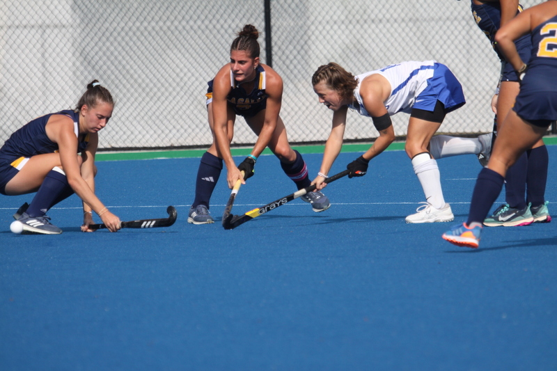 Saint Louis University (SLU) Womens Field Hockey vs La Salle University 2025 LXXXI.jpg :: Saint Louis University (SLU) Field Hockey vs La Salle University at SLU Field Hockey Complex in St. Louis, Missouri, USA. October 17th 2025 - The Explorers defeat the Billikens in Double Overtime by penalty shootout. The tied game at the end of regulation 1 to 1 and final score 2 to 1. This is A10 NCAA Division I Field Hockey. Both teams entered the game tied for fifth in the A10 Conference. 