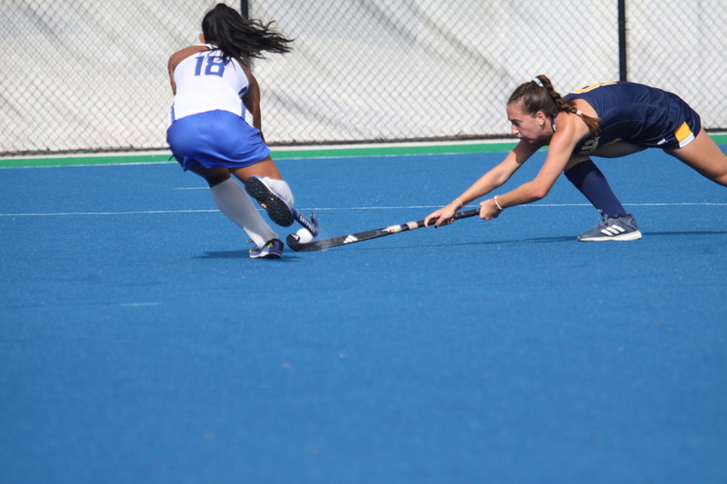 Saint Louis University (SLU) Womens Field Hockey vs La Salle University 2025 LXXXII.jpg :: Saint Louis University (SLU) Field Hockey vs La Salle University at SLU Field Hockey Complex in St. Louis, Missouri, USA. October 17th 2025 - The Explorers defeat the Billikens in Double Overtime by penalty shootout. The tied game at the end of regulation 1 to 1 and final score 2 to 1. This is A10 NCAA Division I Field Hockey. Both teams entered the game tied for fifth in the A10 Conference. 