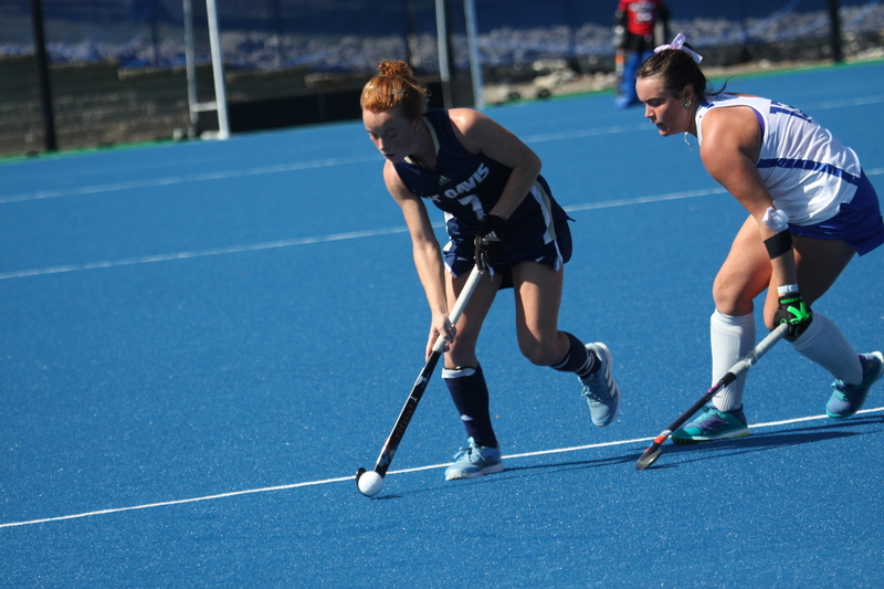 Saint Louis University (SLU) Womens Field Hockey vs UC Davis 2025 A -XXXXVIII.jpg :: Saint Louis University (SLU) Women's Field Hockey vs University of California Davis 2025 at the SLU Field Hockey Complex. UC Davis won 2 to 1. The UC Davis players are wearing pink shoes and there are Pink Ribbons painted on the players sticks. Today is Billikens Pink Game for Breast Cancer Awareness and Alumnae Day. This is the second season at the new SLU Field Hockey Complex, and it marks, the 50th anniversary of the St. Louis University Field Hockey program which began in 1975. NCAA Division I 