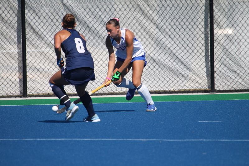 Saint Louis University (SLU) Womens Field Hockey vs UC Davis 2025 LI.jpg :: Saint Louis University (SLU) Field Hockey vs University of California Davis at the SLU Field Hockey Complex in St. Louis, Missouri, USA. This is a Division I match. SLU is ranked 58th and UC Davis is ranked 62nd by the NCAA. This is SLU's second year on the new pitch. This game was close to the very end with UC Davis edging SLU out in OT by a score of 2 to 1. 