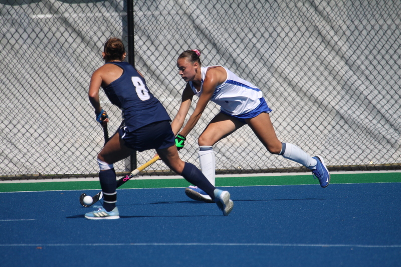 Saint Louis University (SLU) Womens Field Hockey vs UC Davis 2025 LII.jpg :: Saint Louis University (SLU) Field Hockey vs University of California Davis at the SLU Field Hockey Complex in St. Louis, Missouri, USA. This is a Division I match. SLU is ranked 58th and UC Davis is ranked 62nd by the NCAA. This is SLU's second year on the new pitch. This game was close to the very end with UC Davis edging SLU out in OT by a score of 2 to 1. 