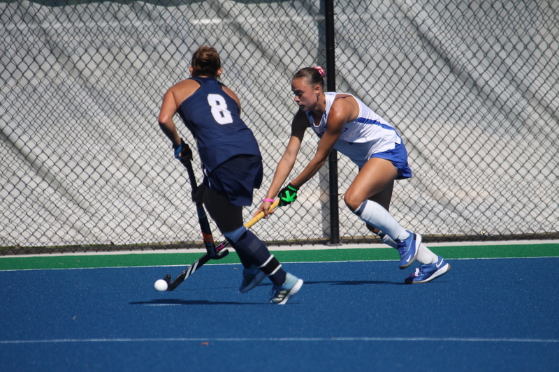 Saint Louis University (SLU) Womens Field Hockey vs UC Davis 2025 LIII.jpg :: Saint Louis University (SLU) Field Hockey vs University of California Davis at the SLU Field Hockey Complex in St. Louis, Missouri, USA. This is a Division I match. SLU is ranked 58th and UC Davis is ranked 62nd by the NCAA. This is SLU's second year on the new pitch. This game was close to the very end with UC Davis edging SLU out in OT by a score of 2 to 1. 